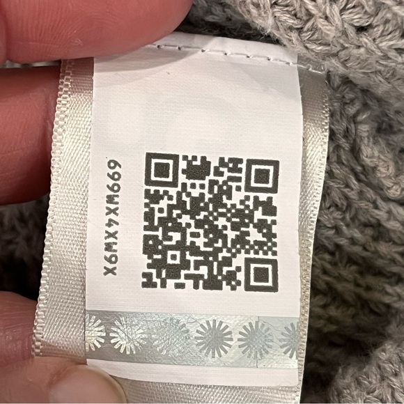 UGG Taupe Tan Selby Cable Knit Turtleneck Tunic Sweater Mini Dress size Medium - Picture 8 of 10